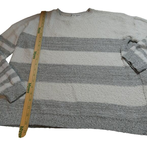 Knox Rose Women's XL Sweater Popcorn Texture Striped Stretchy Casual - Picture 4 of 9
